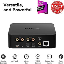 Load image into Gallery viewer, WiiM Pro AirPlay 2 Receiver, Google Cast Audio, WiFi Multiroom Streamer, Compatible with Alexa, Siri and Google Assistant, Stream Hi-Res Audio from Spotify, Amazon Music, Tidal and More
