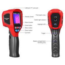 Load image into Gallery viewer, Thermal Imaging Camera 320 x 240 Pixels, Handheld Thermal Camera with Micro SD Card, High Accuracy Thermal Imaging Device for Electrical/Mechanical Building and HVAC Applications
