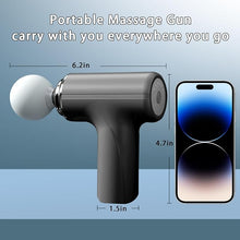 Load image into Gallery viewer, Christmas Gifts for Her, Mini Massage Gun, Percussion Massage Gun Birthday Gifts for Women, Muscle Massager Care Gifts for Mom &amp; Dad, Small Travel Handheld Massagers for Pain Relief, Black
