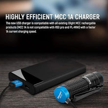 Load image into Gallery viewer, OLIGHT S1R II 1000 Lumen Compact Rechargeable EDC Flashlight with Single Rechargeable Battery and Magnetic Charging Cable
