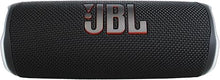 Load image into Gallery viewer, JBL Flip 6 Portable Bluetooth Speaker, deep bass, IPX7 Waterproof, for Home, Outdoor and Travel (Black) (JBLFLIP6BLKAM) + USB Adapter + Microfiber Cloth
