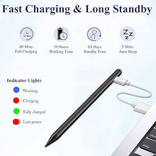 Load image into Gallery viewer, Stylus Pen for Android, CMARS POM Tip Magnetic Phone Pen, Fine Point Stylus Pens for Touch Screens, Tablet Pen for Samsung/Huawei/Lenovo/Vivo and Other Android Smartphone and Tablet Devices (Black)
