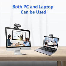 Load image into Gallery viewer, Streaming Webcam with Microphone &amp; Ring Light 2K HD Web Cam with Cover,Stand for PC/MAC/Laptop/Desktop, Wide Angle Web Cameras for YouTube,Skype,Zoom,Xbox One,Video Calling,Studying and PS4
