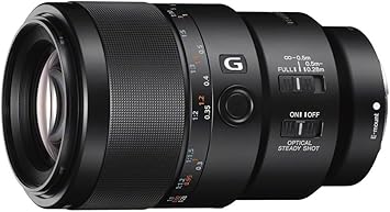 Sony SEL90M28G FE 90mm f/2.8-22 Macro G OSS Standard-Prime Lens for Mirrorless Cameras,Black