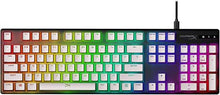 Load image into Gallery viewer, HyperX Pudding Keycaps - Double Shot PBT Keycap Set with Translucent Layer, for Mechanical Keyboards, Full 104 Key Set, OEM Profile, English (US) Layout - White
