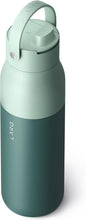 Load image into Gallery viewer, LARQ Bottle Swig Top 23oz - Insulated Stainless Steel Water Bottle With Built-In Silicone Handle | Thermos, BPA Free | Reusable Water Bottle for Sports, Gym, and Travel, Eucalyptus Green

