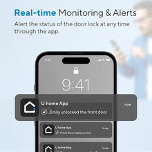 Load image into Gallery viewer, ULTRALOQ U-Bolt Pro Smart Lock with WiFi Bridge, 7-in-1 Fingerprint Keyless Entry Door Lock with App Remote Control, Backlit Keypad, Auto Unlock, Voice Control with Alexa and Google, IP65 Waterproof
