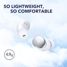 Load image into Gallery viewer, Soundcore by Anker Space A40 Auto-Adjustable Active Noise Cancelling Wireless Earbuds, Reduce Noise by Up to 98%, 50H Playtime, Comfortable Fit, App Customization, Wireless Charge (White)
