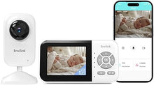 Load image into Gallery viewer, Baby Monitor, Baby Monitor with Camera and Audio, Video Baby Monitor WiFi Night Vision, 2.8&quot; LCD Screen Baby Camera VOX Mode Alarm and 1200ft Long Range
