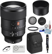 Load image into Gallery viewer, Sony FE 135mm f/1.8 GM Lens Bundled with 82mm UV Filter + 5-Piece Camera Cleaning Kit + Cleaning Lens Pen + Lens Cap Keeper +Microfiber Cleaning Cloth (6 Items)
