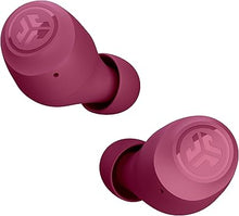 Load image into Gallery viewer, JLab Go Air Pop True Wireless Bluetooth Earbuds &amp; Charging Case - Dark Pink, Dual Connect, IPX4 Sweat Resistance, Bluetooth 5 Connection, 3 EQ Sound Settings Signature, Balanced, Bass Boost

