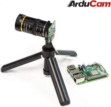 Load image into Gallery viewer, Arducam 8-50mm C-Mount Zoom Lens for IMX477 Raspberry Pi HQ Camera, with C-CS Adapter, Industrial Telescope Lens
