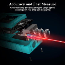 Load image into Gallery viewer, Kiprim Laser Distance Measure High Accuracy 165ft Kiprim LD50E Laser Tape Measure 50M Compact Laser Measurement Tool with Larger Backlit LCD Display,ft/m/in Switching,Bubble Level
