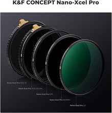 Load image into Gallery viewer, K&amp;F Concept 52mm Variable ND2-32 ND Lens Filter &amp; Circular Polarizing Filter 2-in-1 for Camera Lens, Waterproof Scratch Resistant 36 Multi-Coated Lens Filter (Nano-X PRO Series)
