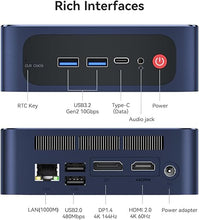 Load image into Gallery viewer, Beelink SEi12 Mini PC,12th Generation Intel Core i5-12450H up to 4.4GHz(8C/12T),Mini Computer with 16GB DDR4 RAM/500GB M.2 2280 NVMe SSD,4K FPS/WiFi 6/BT5.2/Dual-Screen Display
