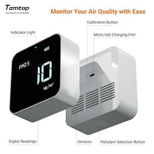 Load image into Gallery viewer, Temtop Indoor Air Quality Meters PM2.5 AQI Air Quality Monitor Home Air Testing Kit, P10
