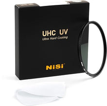 Load image into Gallery viewer, NiSi UV Filter HUC (Ultra Hard Coating) Protection Filter, 18 Multi-Layer Coatings UHD, Ultra Hard Nano Coating, Hydrophobic, Scratch Resistant Ultra-Slim (77mm)
