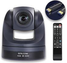 Load image into Gallery viewer, HDMI PTZ Camera 20X Optical Zoom USB Video Conference Camera Full HD 1080P HDMI PTZ Webcam Live Streaming Meeting for Church Worship/Events Services/Education,Works with Zoom,Skype,OBS
