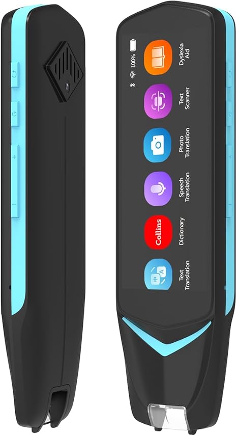 Reading Pen for Dyslexia,NEWYES Scan Reader Pen 4 Text to Speech Device Translator Pen, Photo Translation OCR 16GB Bluetooth Pen Scanner for Students Adults (Scan Reader Pen 4.5)