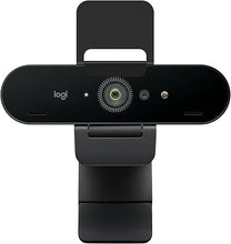 Load image into Gallery viewer, Logitech Brio PRO X 4K Webcam, Ultra 4K HD Video Calling, Noise-Canceling mic, HD Auto Light Correction, Adjustable Field of View, Microsoft Teams, Zoom, Google Voice, PC/Mac/Laptop/MacBook/Tablet
