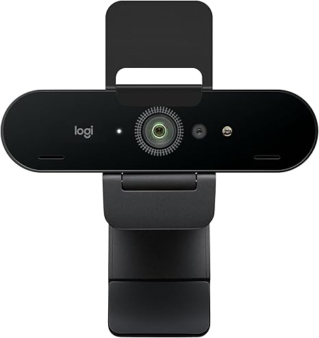 Logitech Brio PRO X 4K Webcam, Ultra 4K HD Video Calling, Noise-Canceling mic, HD Auto Light Correction, Adjustable Field of View, Microsoft Teams, Zoom, Google Voice, PC/Mac/Laptop/MacBook/Tablet