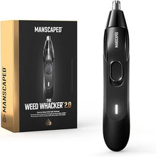 Load image into Gallery viewer, MANSCAPED® The Weed Whacker® 2.0 Electric Nose &amp; Ear Hair Trimmer – 7,000 RPM Precision Tool with Rechargeable Battery, Wet/Dry, Easy to Clean, Improved Stainless Steel Replaceable Blade

