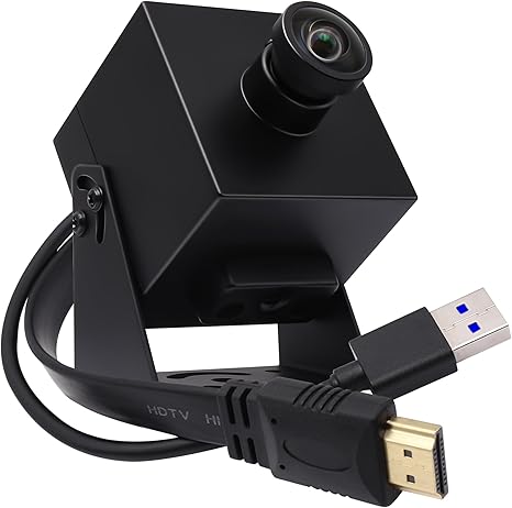 SVPRO HDMI Camera 4K USB3.0 Webcam 60FPS Wide Angle USB Camera 120 Degree M12 Lens Streaming Camera 4K 60FPS H.264 External Computer Camera,TV Camera