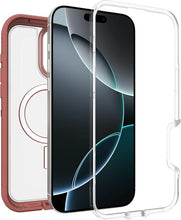 Load image into Gallery viewer, OtterBox iPhone 16 Pro Max Defender Series XT Clear Case - Brick Red Clear
