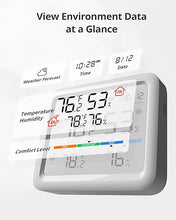 Load image into Gallery viewer, SwitchBot WiFi Indoor Outdoor Thermometer Meter Pro Pack with Outdoor Meter and Hub Mini (Matter Enabled), Wireless Humidity Sensor with App Control, Thermometer for Basement, Kitchen, and Greenhouse
