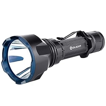 OLIGHT Warrior X Turbo 1100 Lumens Tail Switch Tactical Flashlight, 1000 Meters Throw, IPX8 Waterproof, with Rechargeable Battery, Holster, Lanyard etc