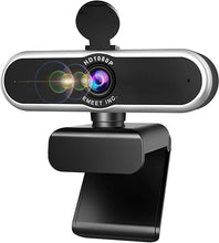 Load image into Gallery viewer, EMEET 1080P Webcam with Microphone - 96° Ultra Wide Angle Webcam Auto Focus Webcam with Privacy Computer Camera Cover, C965 PC Camera for Online Meeting/Classes/Streaming,Zoom/Skype/YouTube
