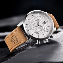 Load image into Gallery viewer, BENYAR Quartz Chronograph Waterproof Watches Business and Sport Design Leather Band Strap Wrist Watch for Men
