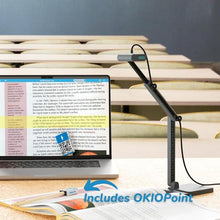 Load image into Gallery viewer, OKIOCAM S2 Pro 4K Document Camera with Light and Microphone, with OKIOPoint AI-Tracking, 12MP Doc Camera for Classroom &amp; Online Class, with Type-C Adapter &amp; Pouch, for PC/Mac/Chromebook
