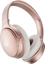Load image into Gallery viewer, INFURTURE Rose Gold Active Noise Cancelling Headphones with Microphone Wireless Over Ear Bluetooth, Deep Bass, Memory Foam Ear Cups, Quick Charge 40H Playtime, for TV, Travel, Home Office
