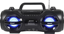 Load image into Gallery viewer, Emerson EPB-3005 Retro Portable Boombox CD Player, Cassette, AM/FM Radio, Bluetooth, USB, LED Display, Aux-in, Headphone Jack, Battery or AC Powered, Classic Entertainment for Home &amp; Outdoors
