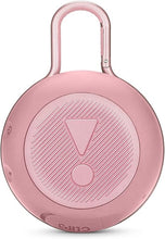 Load image into Gallery viewer, JBL Clip 3, Dusty Pink - Waterproof, Durable &amp; Portable Bluetooth Speaker - Up to 10 Hours of Play - Includes Noise-Cancelling Speakerphone &amp; Wireless Streaming
