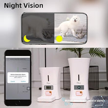 Load image into Gallery viewer, SKYMEE 12L 5G WiFi Aautomatic Dog Feeder Large Breed &amp; Automatic cat feeders 1080P Full HD Pet Camera Treat Dispenser Food Dispenser

