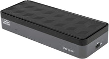 Load image into Gallery viewer, Targus USB C Universal Docking Station with Quad 4K(QV4K), Docking Station Single 5K/Quad 4K UHD Display,USB C Laptop Docking Station with 4 DisplayPort or 4 HDMI Ports/100W Power Delivery(DOCK570USZ)
