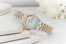 Load image into Gallery viewer, Citizen Ladies' Dress Quartz Stainless Steel Bracelet with Crystals and Day Date
