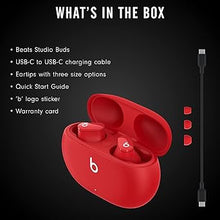 Load image into Gallery viewer, Beats Studio Buds - True Wireless Noise Cancelling Earbuds - Compatible with Apple &amp; Android, Built-in Microphone, IPX4 Rating, Sweat Resistant Earphones, Class 1 Bluetooth Headphones - Red
