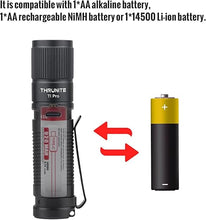 Load image into Gallery viewer, ThruNite Ti Pro Rechargeable EDC Keychain Flashlight Max 1012 Lumens AA Flashlights High Performance LED Light Cool White
