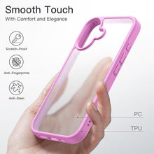 Load image into Gallery viewer, JETech Matte Case for iPhone 16 6.1-Inch, Shockproof Military Grade Drop Protection, Frosted Translucent Back Phone Cover, Anti-Fingerprint (Pink)
