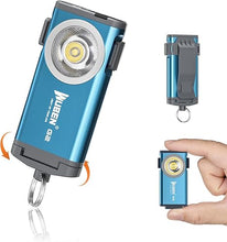 Load image into Gallery viewer, WUBEN G2 LED Mini Flashlights, 500 Lumens Small EDC Flashlight Keychain, 5 Modes Rechargable Handheld Pocket Torch with High Lumens for Camping, Outdoor, Emergency, Everyday Flashlights(Blue)
