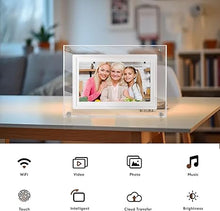 Load image into Gallery viewer, Frameo 7 inch WiFi Digital Picture Frame, Smart Digital Photo Frame 1280x800 HD IPS Touchscreen, 32GB Memory, Auto-Rotate, Photo/Video Sharing Anywhere
