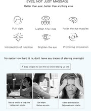 Load image into Gallery viewer, 3D Eye Massager, Advanced Beauty Device for Dark Circles, Puffiness, and Wrinkles Reduction, Eyecare Glasses for Relaxation and Improved Eye Beauty Care Machine(White)
