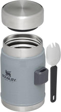 Load image into Gallery viewer, Stanley Classic Legendary Classic Food Jar + Spork 14oz Hammertone Silver
