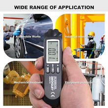 Load image into Gallery viewer, allsun Digital Coating Thickness Tester Professional Industrial Auto Car Paint Depth Gauge, µm/mil Meter,Measuring Range: 0 to 2000UM, Auto Power Off,Data Hold,Single Continuous and Difference 3 modes
