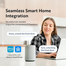 Load image into Gallery viewer, Solity No-Hub Smart Digital Door Lock, Designed in Korea, Keyless Entry, Wi-Fi, Remote Control, Touchscreen Keypad, Auto Lock, IP54 Waterproof, Oil Rubbed Bronze GT10K
