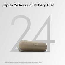 Load image into Gallery viewer, Beats Pill (2024 Release)-Portable Bluetooth Speaker- Up to 24H Battery Life, Water Resistant, Bluetooth, Apple &amp; Android Compatible, Seriously Loud Sound for Home, Outdoor and Travel- Champagne Gold
