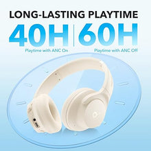 Load image into Gallery viewer, Soundcore by Anker Q20i Hybrid Active Noise Cancelling Headphones, Wireless Over-Ear Bluetooth, 40H Long ANC Playtime, Hi-Res Audio, Big Bass, Customize via an App, Transparency Mode (White) (Renewed)
